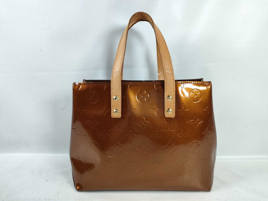 LOUIS VUITTON M91146 Vernis Reed PM Handbag
