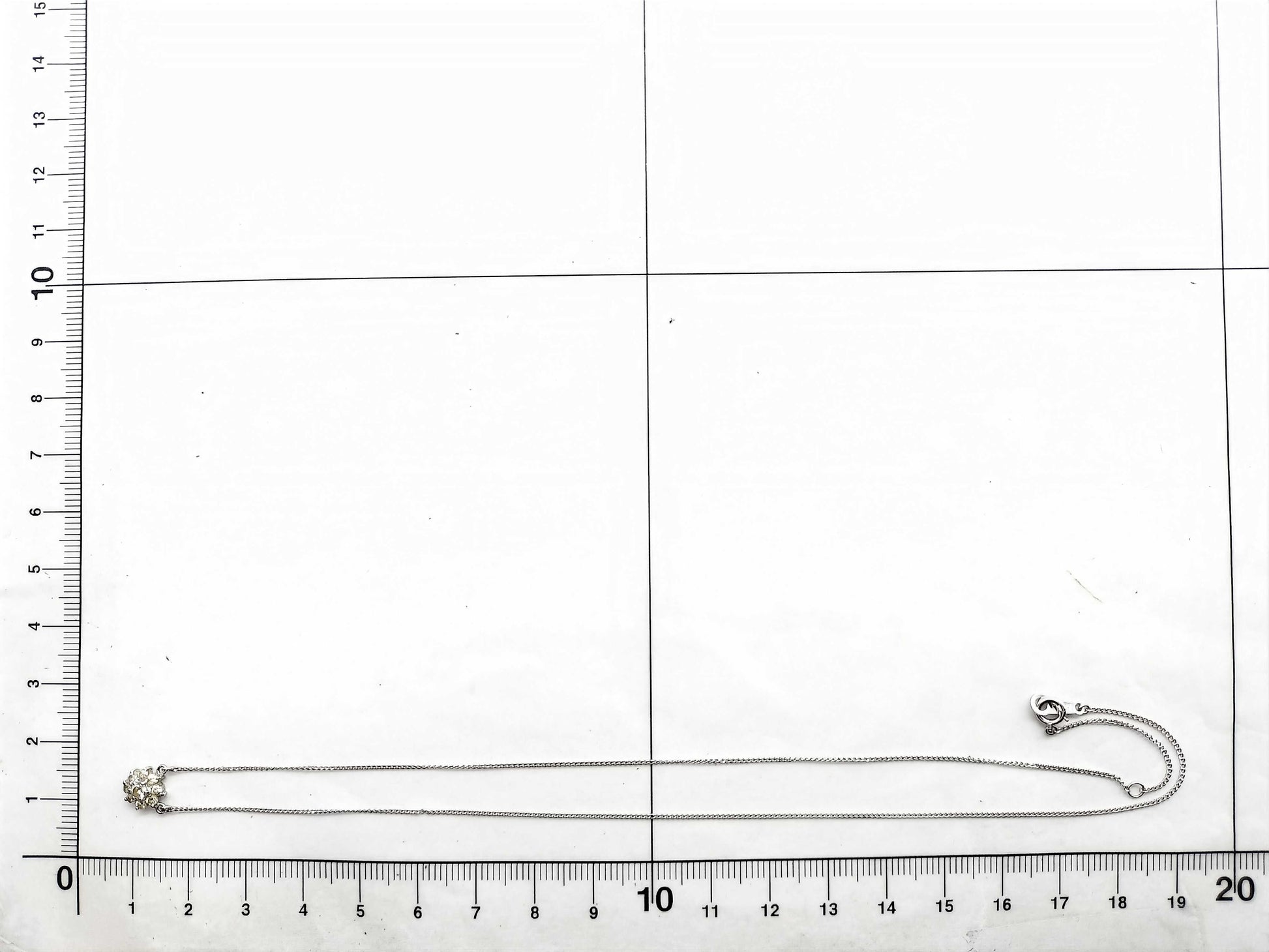 D0.33ct Pt850 2.4g Necklace 