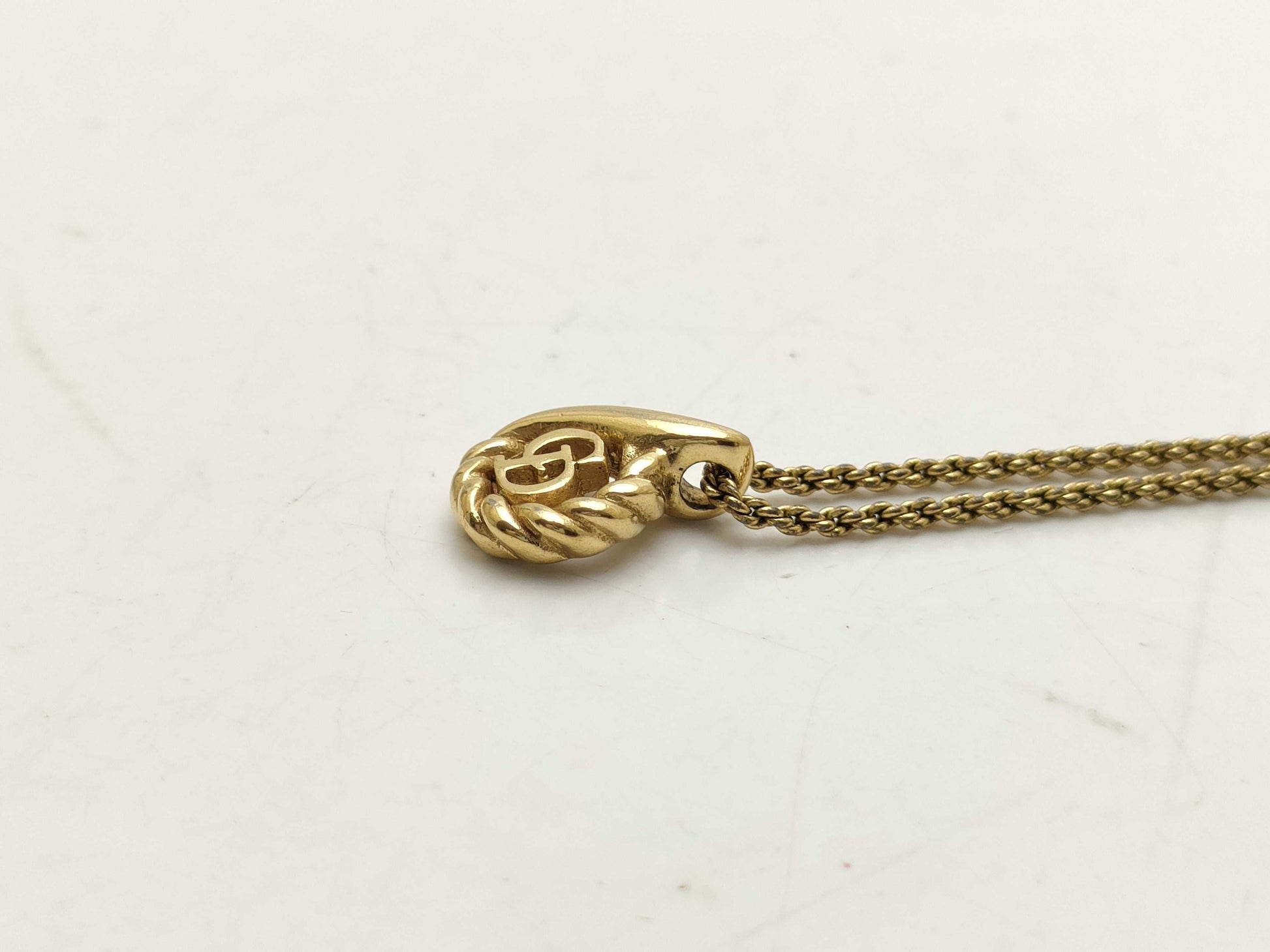 Dior CD logo necklace