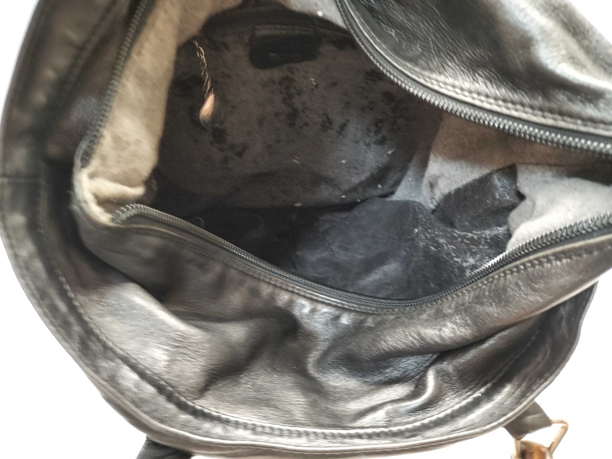 GUCCI Bamboo Leather Tote Handbag