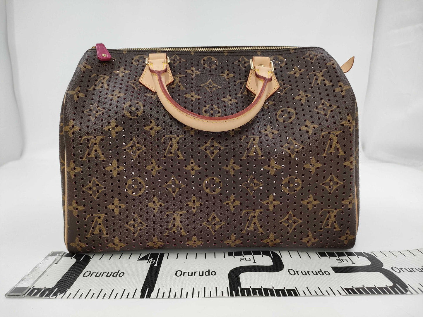 LOUIS VUITTON Monogram Perforated Speedy 30 Handbag