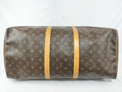 LOUIS VUITTON M41424 Monogram Keepall 55 Boston Bag 