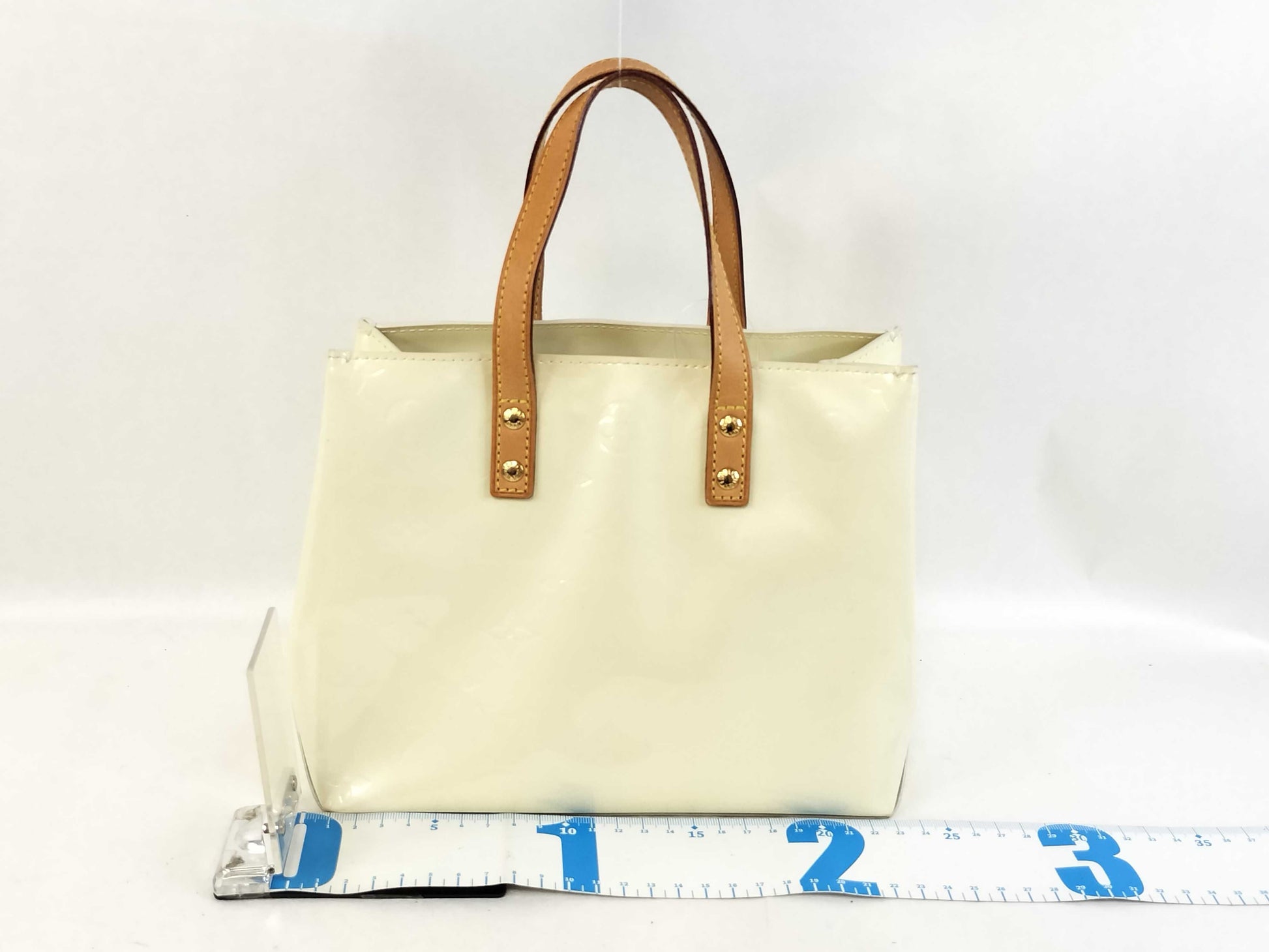 LOUIS VUITTON M91336 Vernis Reed PM Handbag