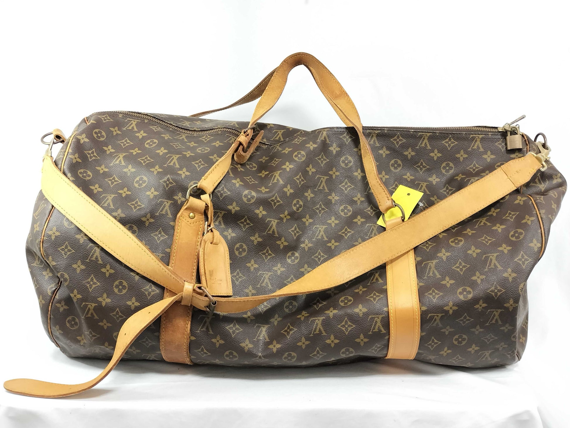 LOUIS VUITTON Monogram Saxe Pool 60 Bandouliere Boston Bag