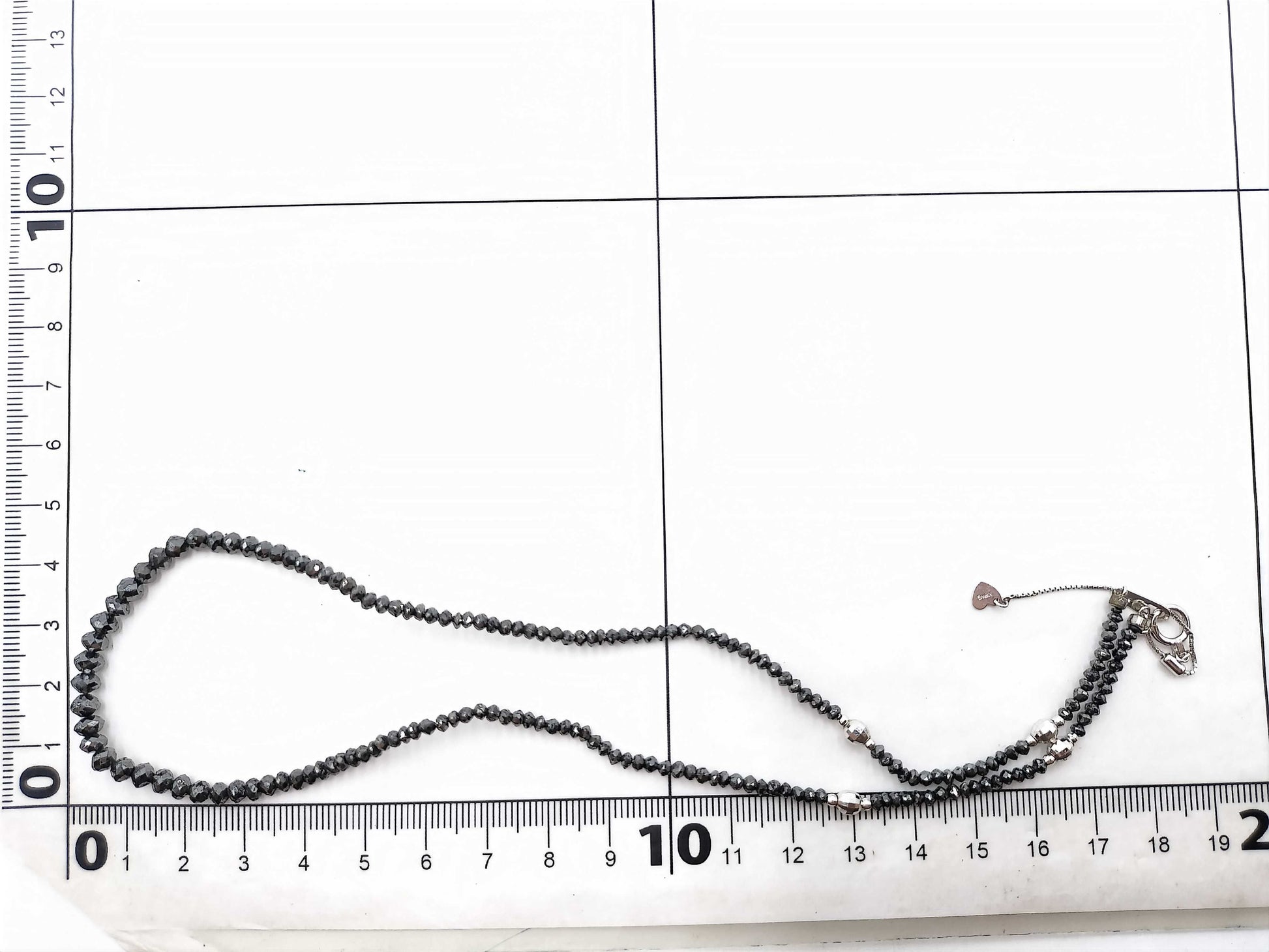 Black Diamond K17/K18WG 7.7g Necklace 