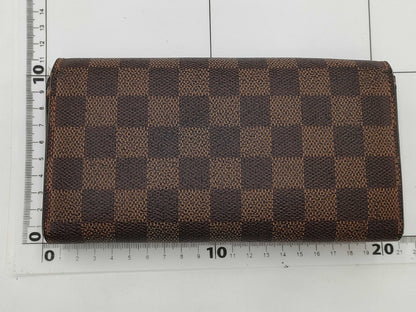 LOUIS VUITTON Damier Portefeuille Sarah CT2057 Wallet