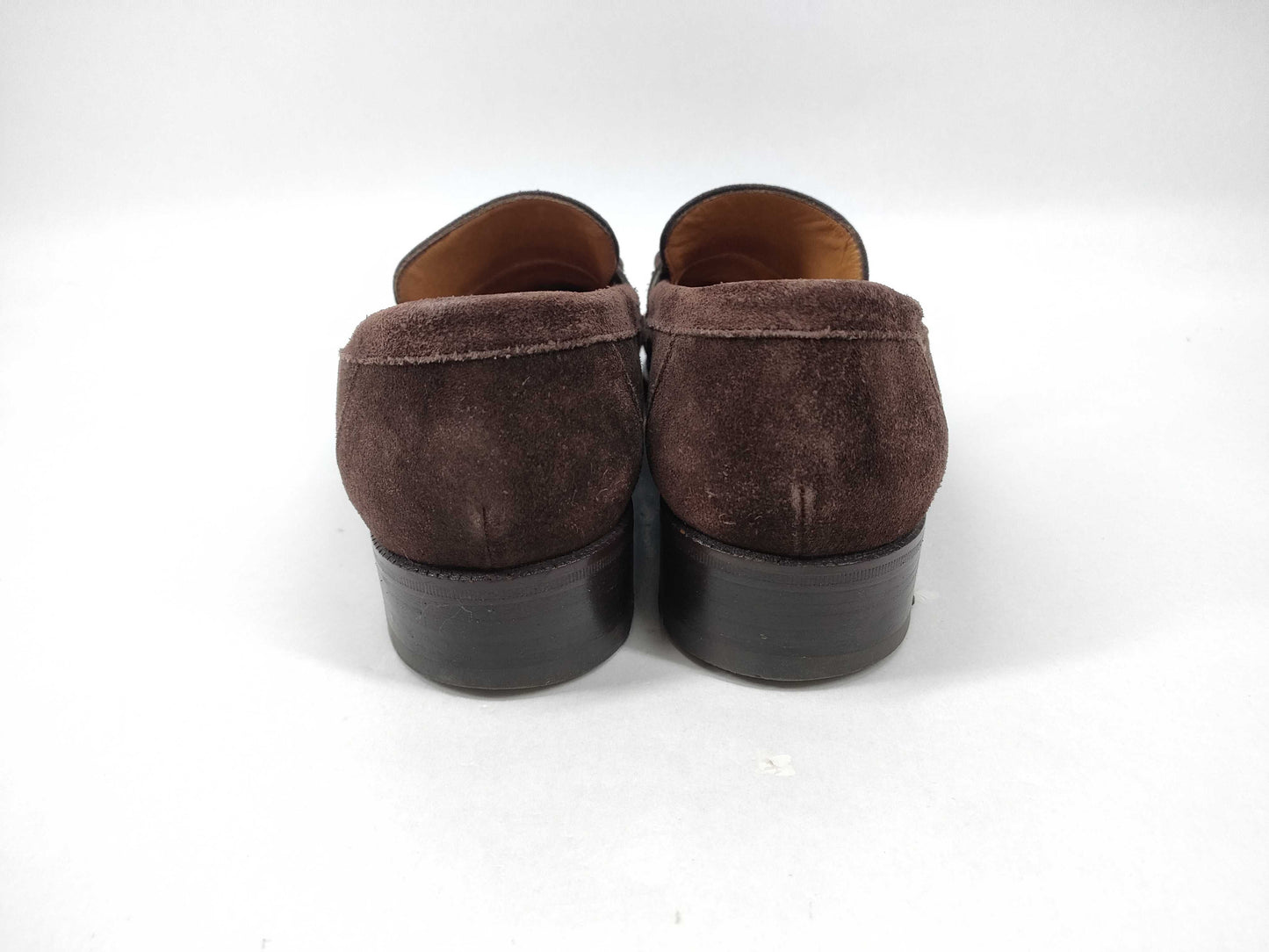 GUCCI Suede Horsebit Loafers