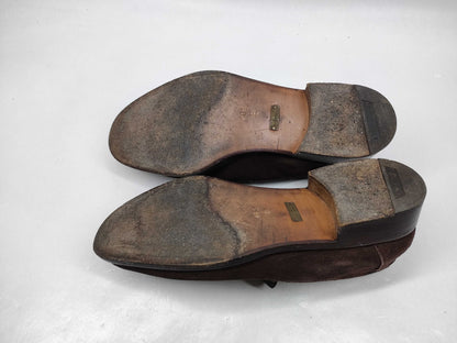 GUCCI Suede Horsebit Loafers