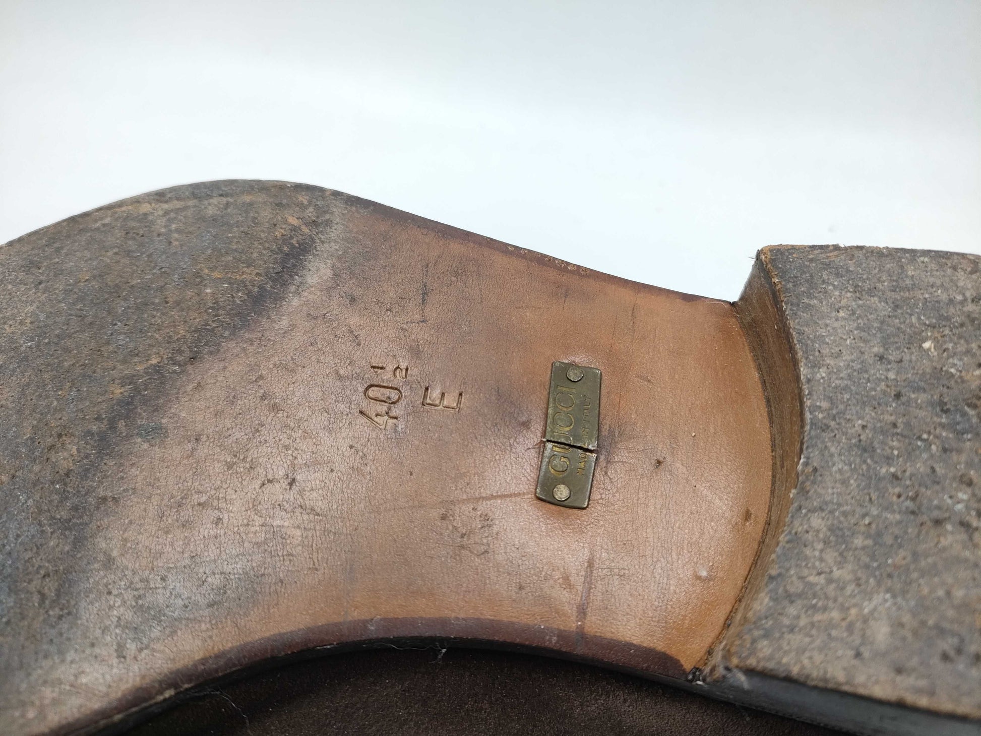 GUCCI Suede Horsebit Loafers