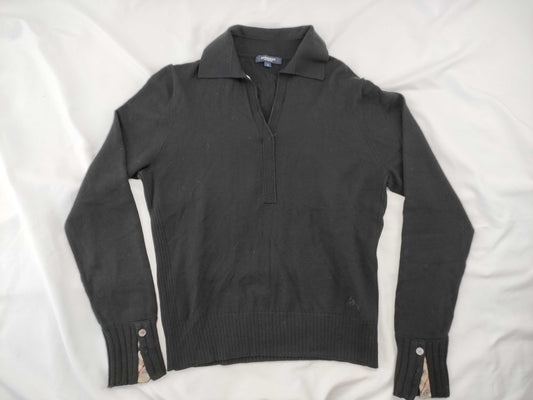 BURBERRY Knit Polo Shirt Tops