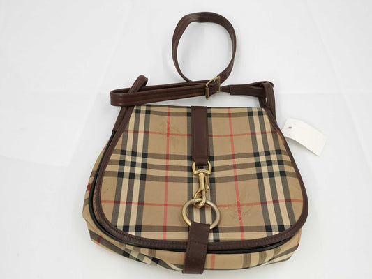BURBERRY Nova Check Shoulder Bag