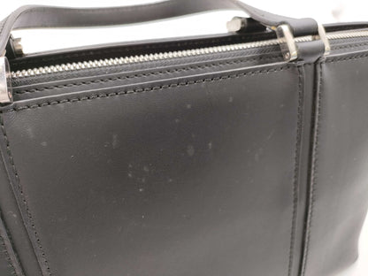 BURBERRY Leather Medium Check Bag Handbag