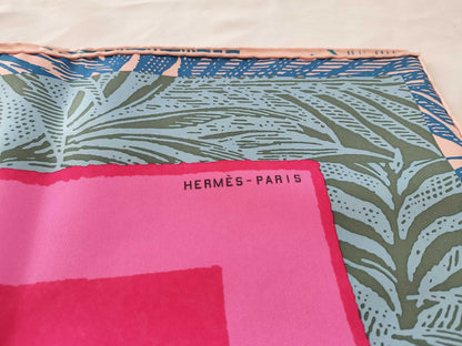 HERMES Carré 90 CAVALIER EN FORMES Scarf