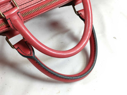 LOUIS VUITTON Epi Speedy 40 Boston Bag