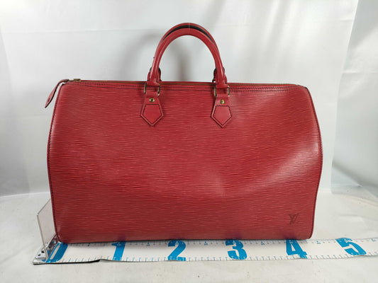 LOUIS VUITTON Epi Speedy 40 Boston Bag