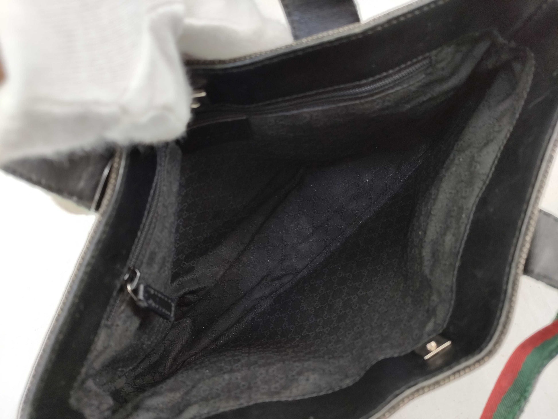 GUCCI Canvas Handbag with Pouch