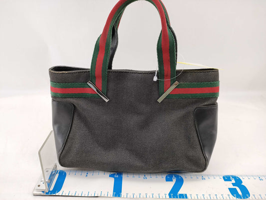 GUCCI Canvas Handbag with Pouch