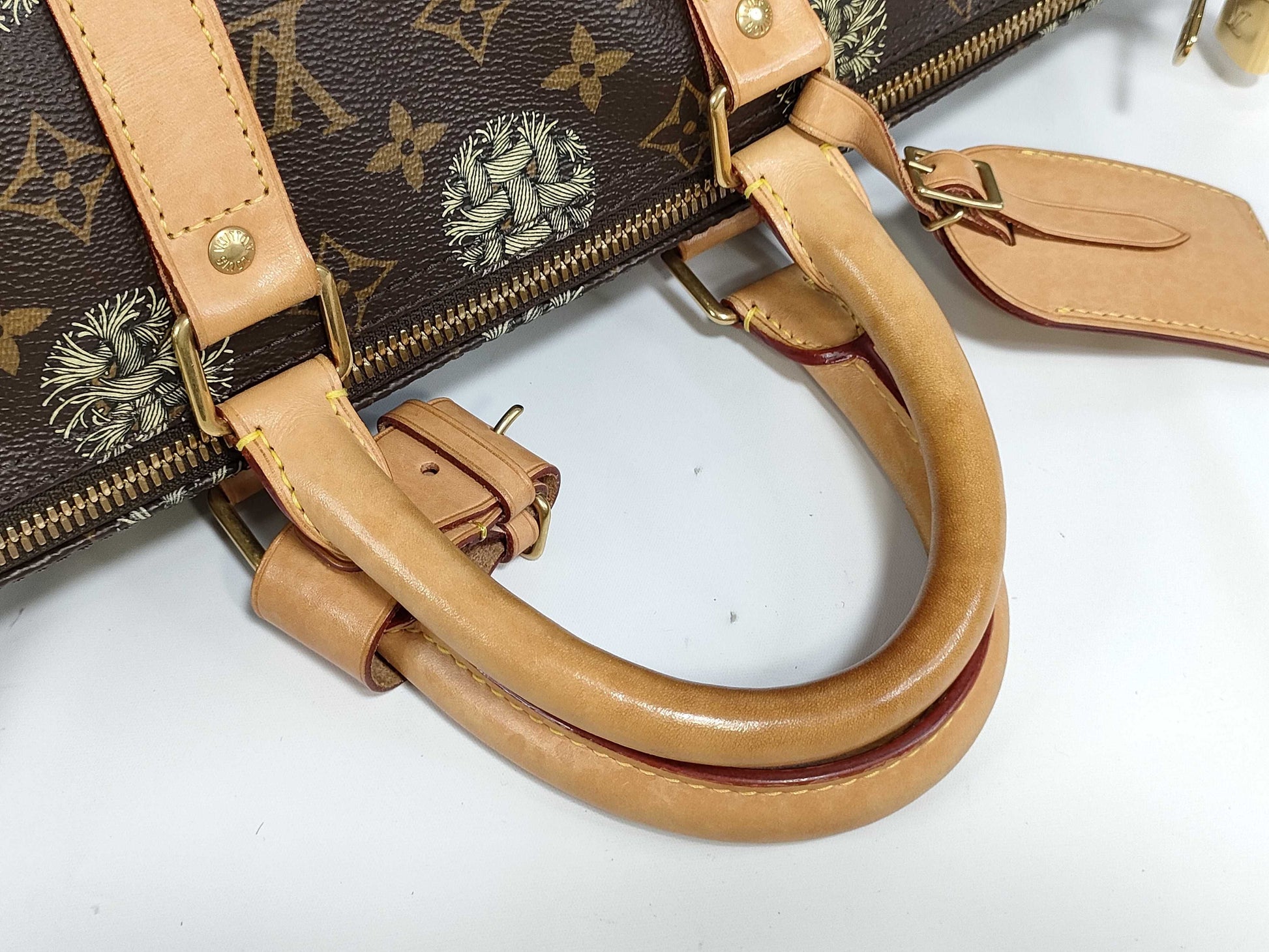 LOUIS VUITTON Monogram Christopher Nemeth Keepall 45 Boston Bag