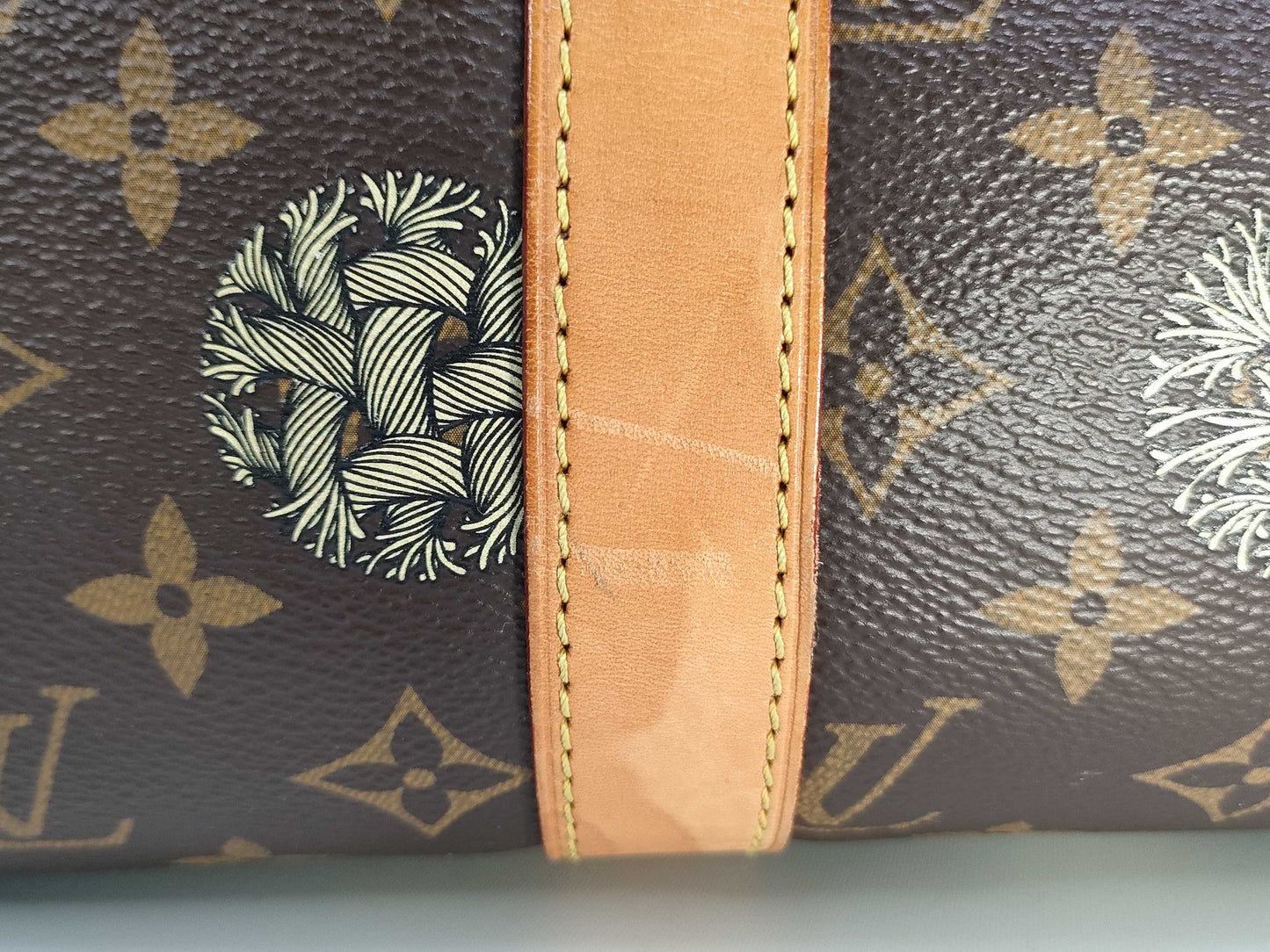 LOUIS VUITTON Monogram Christopher Nemeth Keepall 45 Boston Bag