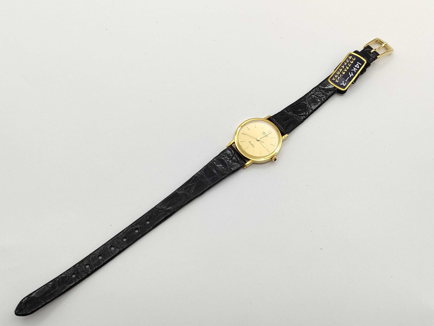 SEIKO 1221-0090 14K Bezel Women's Watch