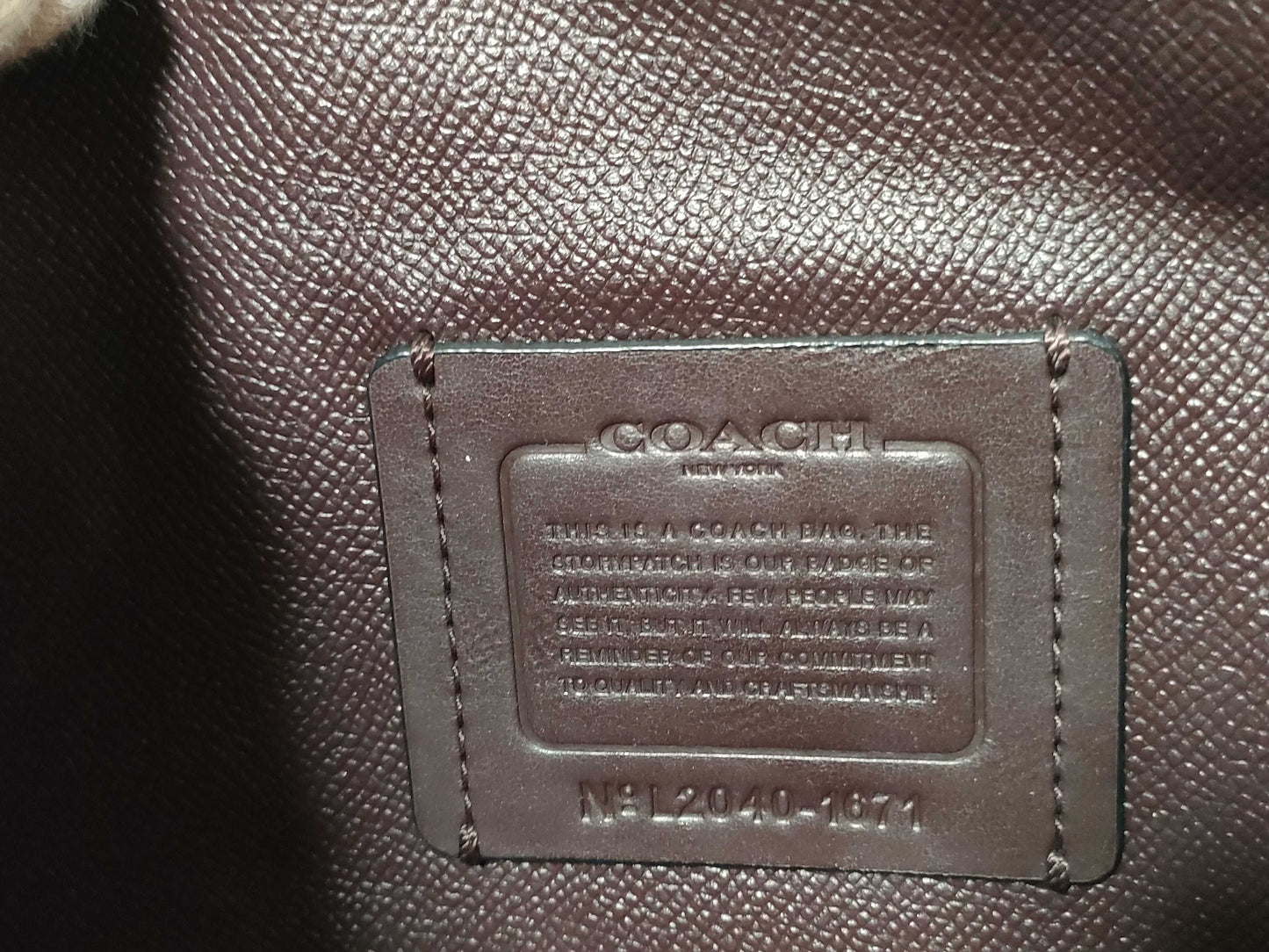 COACH 1671 tote bag