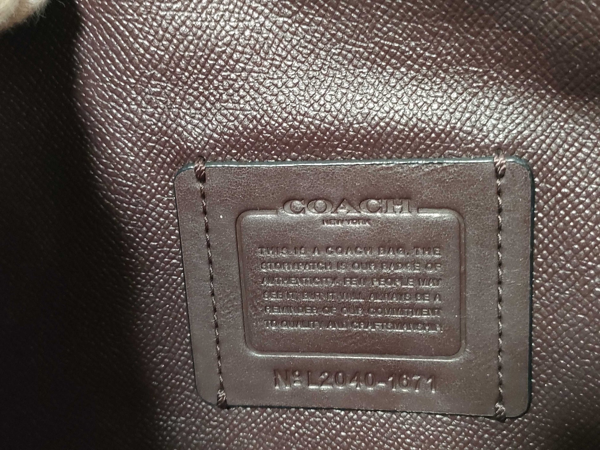 COACH 1671 tote bag