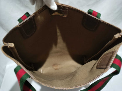GUCCI GG Canvas 39.02.003 Sherry Line Tote Bag