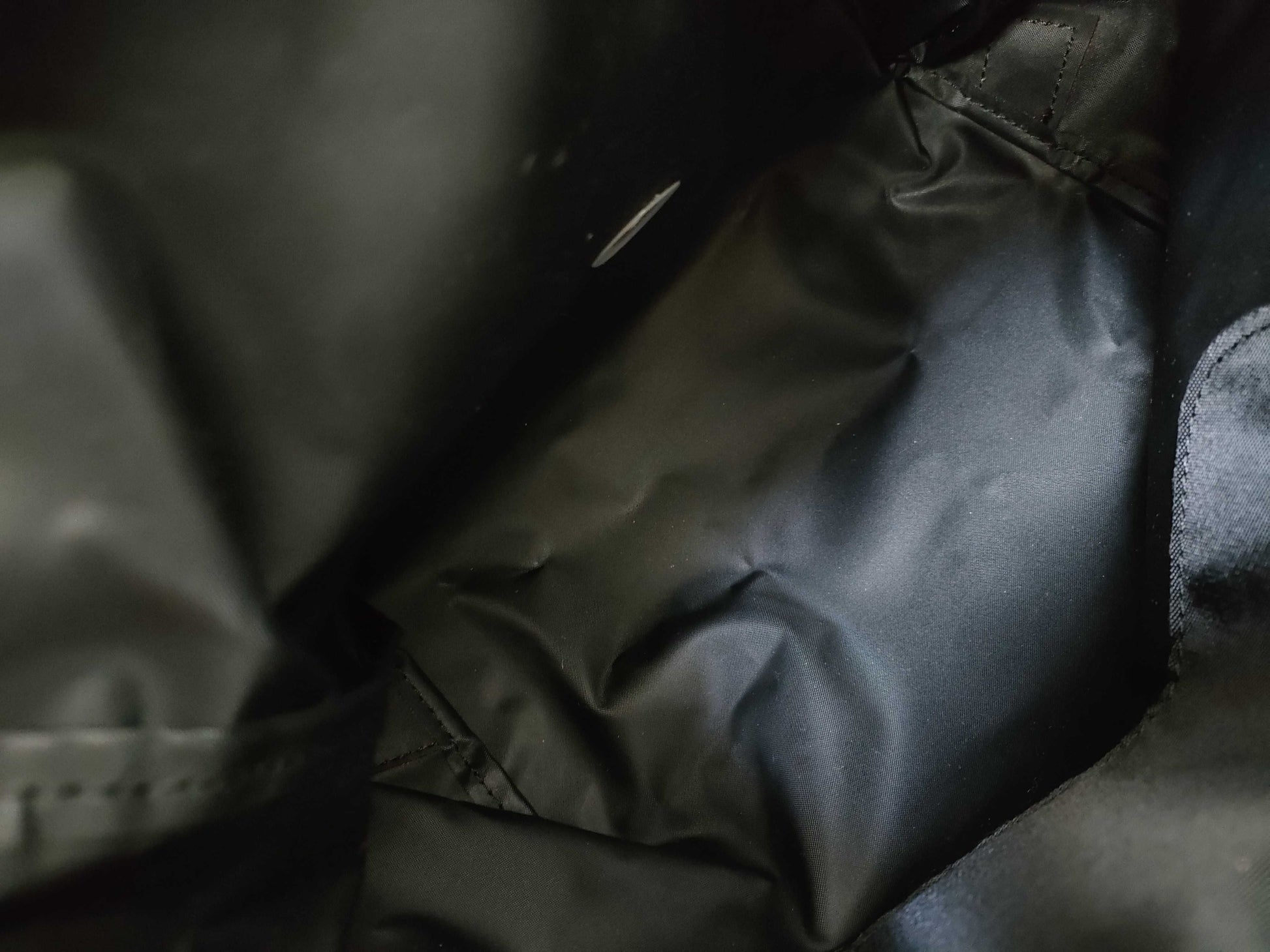 LONG CHAMP Nylon x Leather Backpack