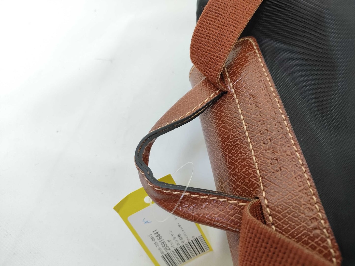 LONG CHAMP Nylon x Leather Backpack