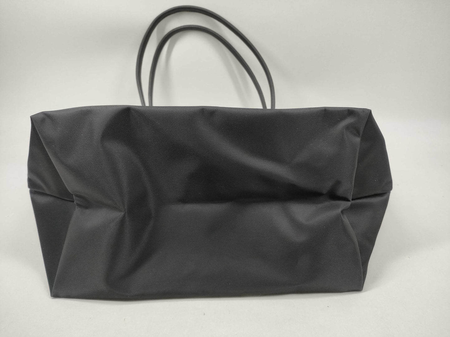 LONG CHAMP Pliage Nylon Black Tote Bag