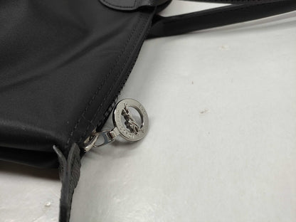 LONG CHAMP Pliage Nylon Black Tote Bag