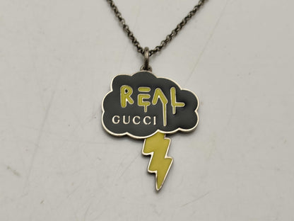 GUCCI Gucci Ghost REAL Logo Necklace