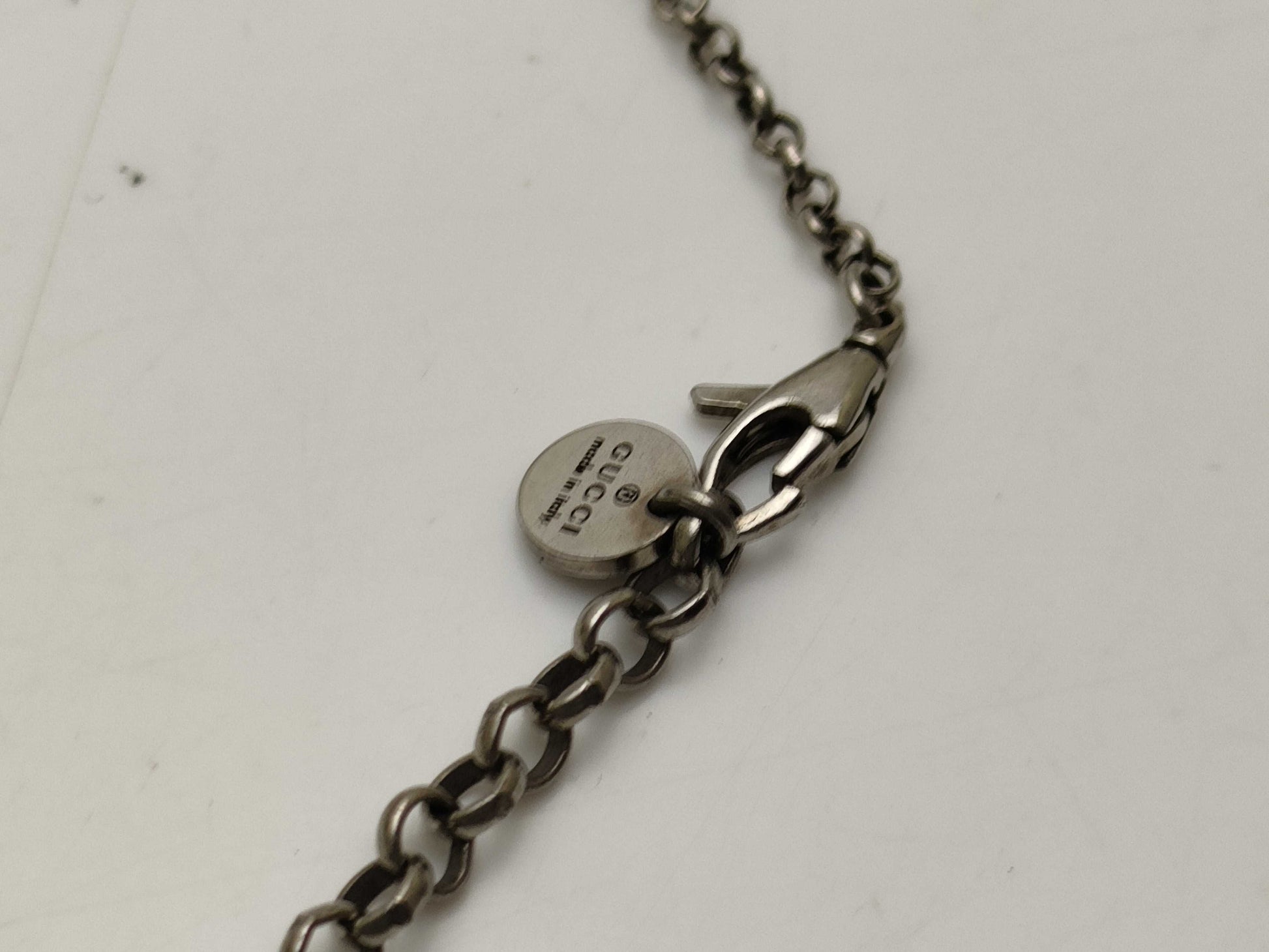 GUCCI Gucci Ghost REAL Logo Necklace