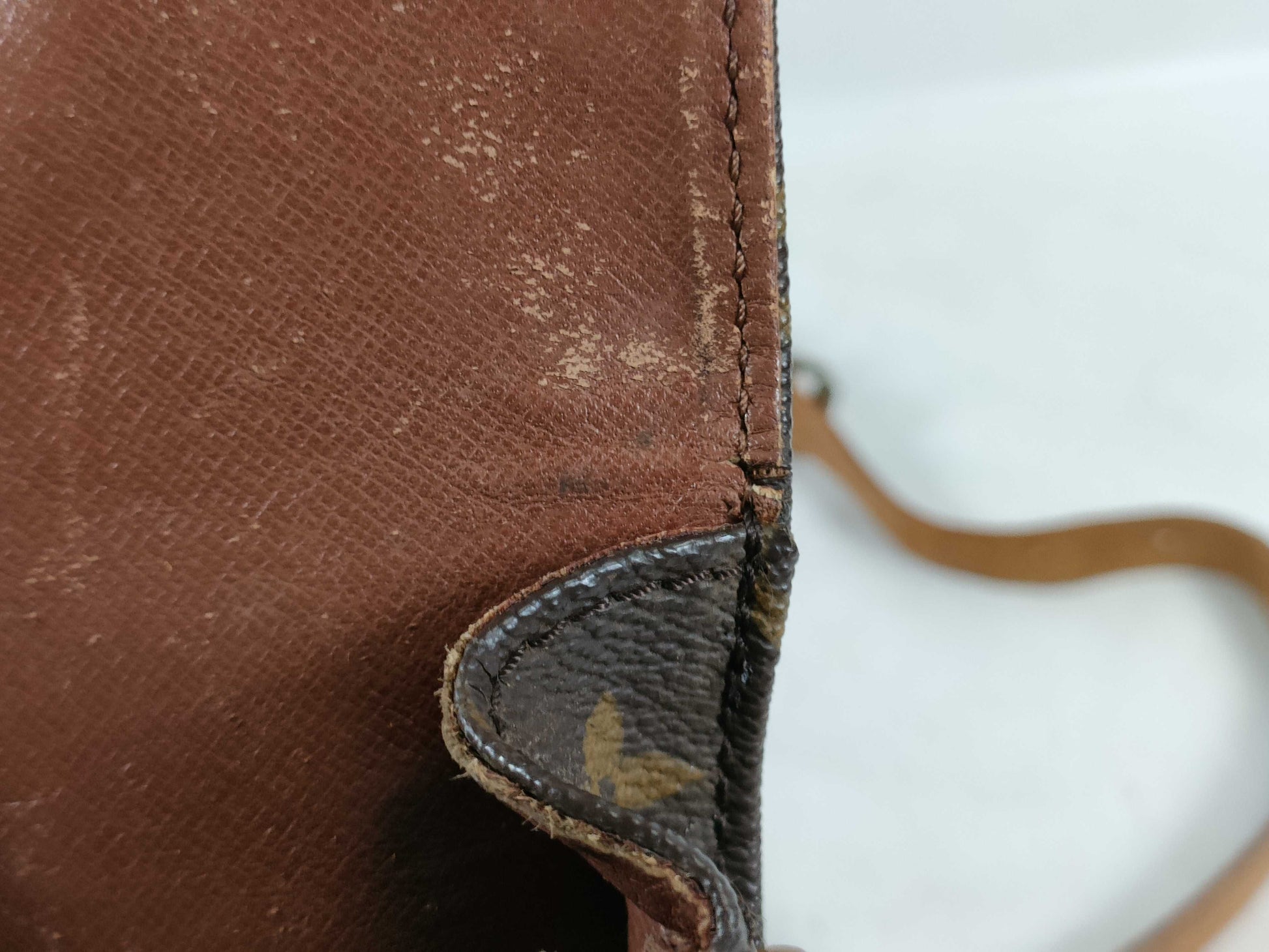 LOUIS VUITTON M51233 Monogram Mini Cartouchiere Shoulder Bag