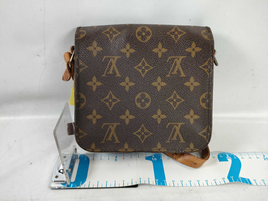 LOUIS VUITTON M51233 Monogram Mini Cartouchiere Shoulder Bag