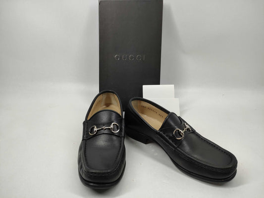 GUCCI Leather Loafers Horsebit 1000255/4 Loafers