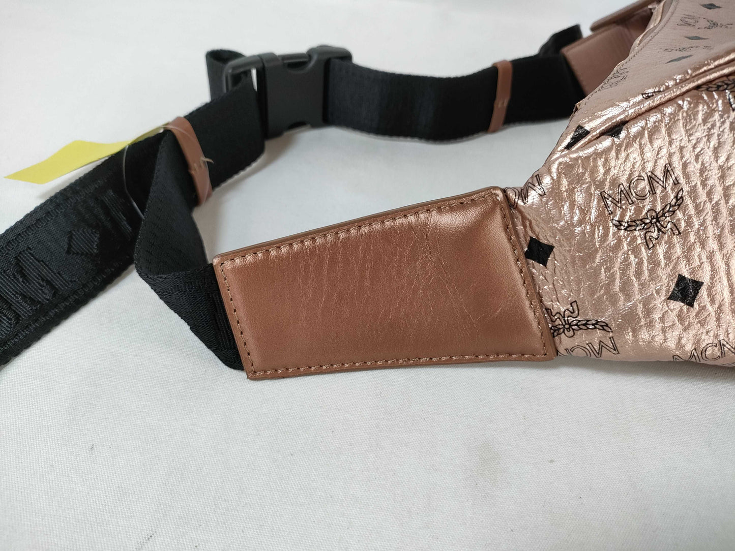 MCM Visetos Studs Waist Bag
