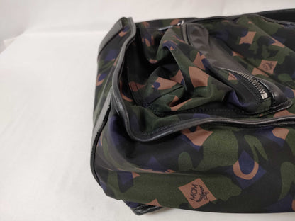 MCM Nylon Camouflage Backpack