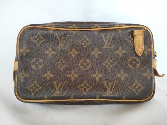 LOUIS VUITTON RFID Unverified DU1013 Monogram M51828 Pochette Marly Bandouliere Shoulder Bag