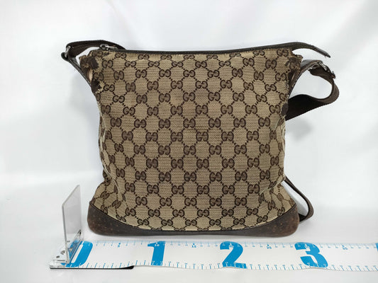 GUCCI GG Canvas Shoulder Bag
