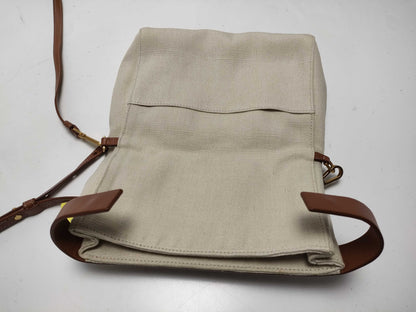 BOTTEGA VENETA Canvas and Leather 2-Way Shoulder Bag
