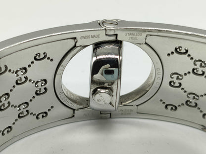 GUCCI GG Pattern Bangle Watch 112 Undying Women's Watch