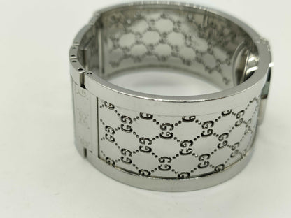 GUCCI GG Pattern Bangle Watch 112 Undying Women's Watch