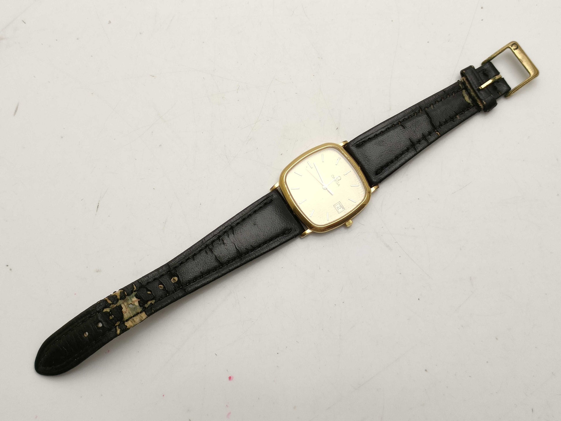 OMEGA De Ville Men's Watch with Aftermarket Strap