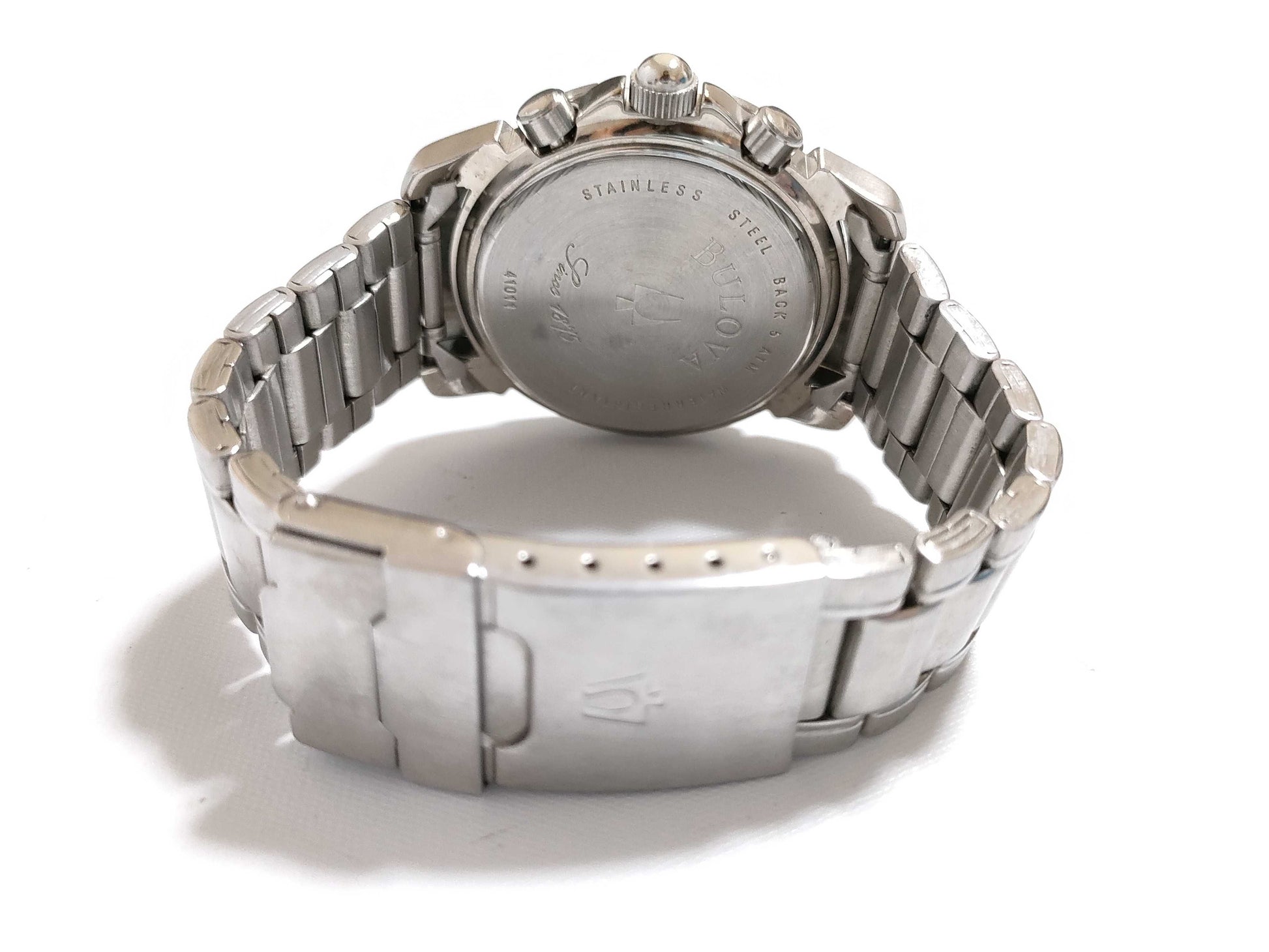 BULOVA Chrono Date 41011 Men's Watch with Box
