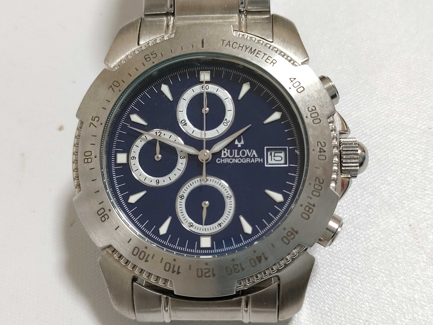 BULOVA Chrono Date 41011 Men's Watch with Box