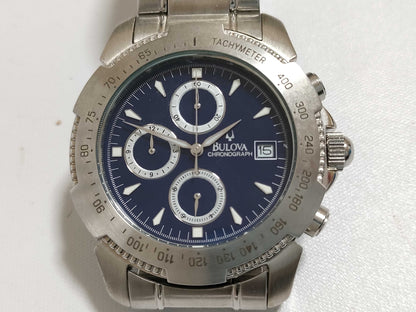 BULOVA Chrono Date 41011 Men's Watch with Box