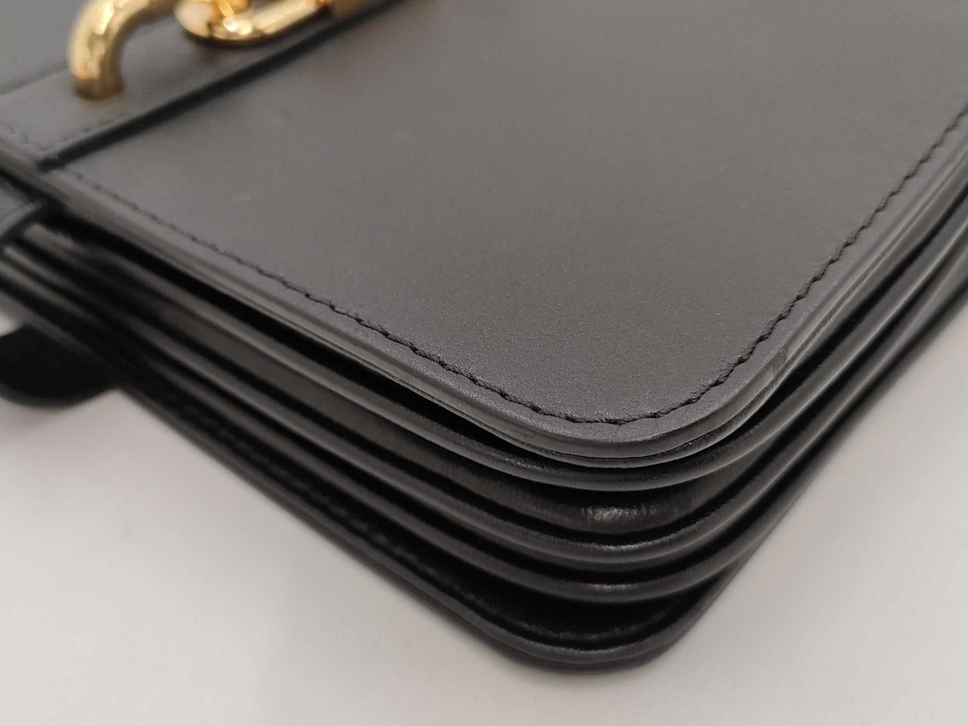 LOUIS VUITTON Rendez-Vous Noir Black Leather Shoulder Bag
