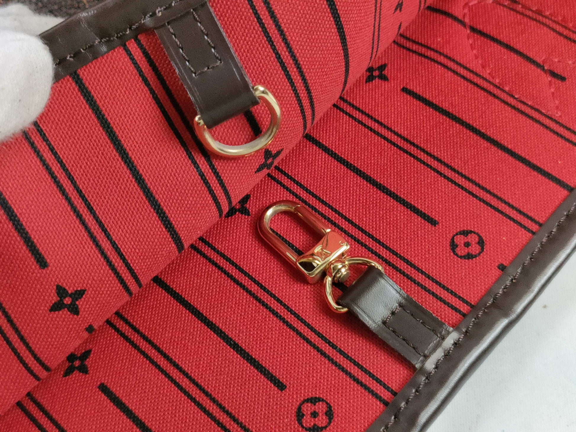 LOUIS VUITTON N51105 Damier Neverfull MM Old Model Tote Bag