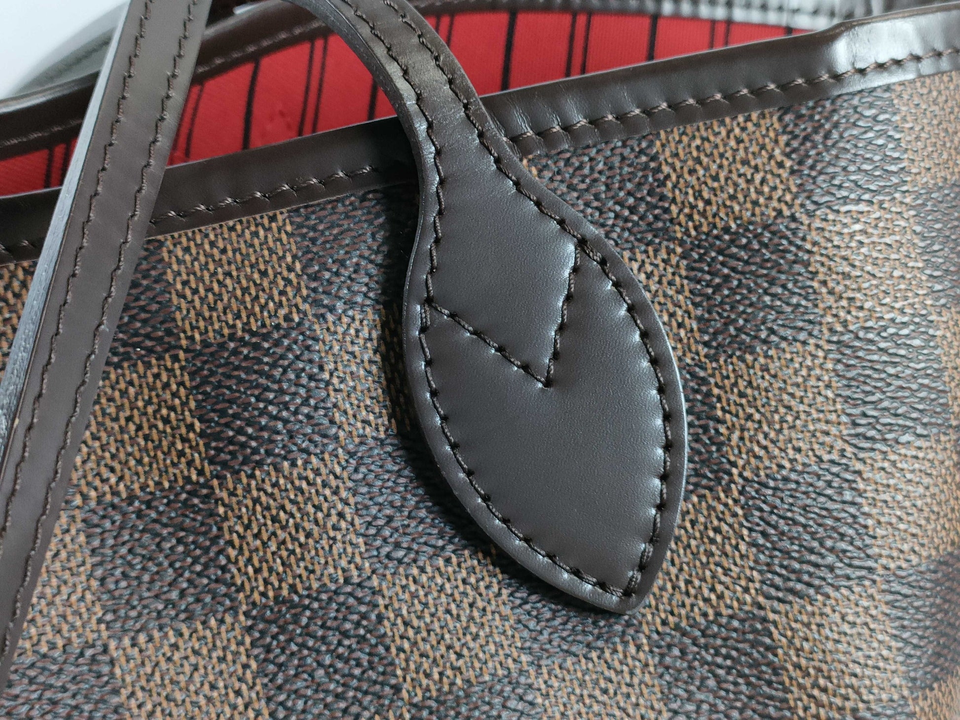 LOUIS VUITTON N51105 Damier Neverfull MM Old Model Tote Bag